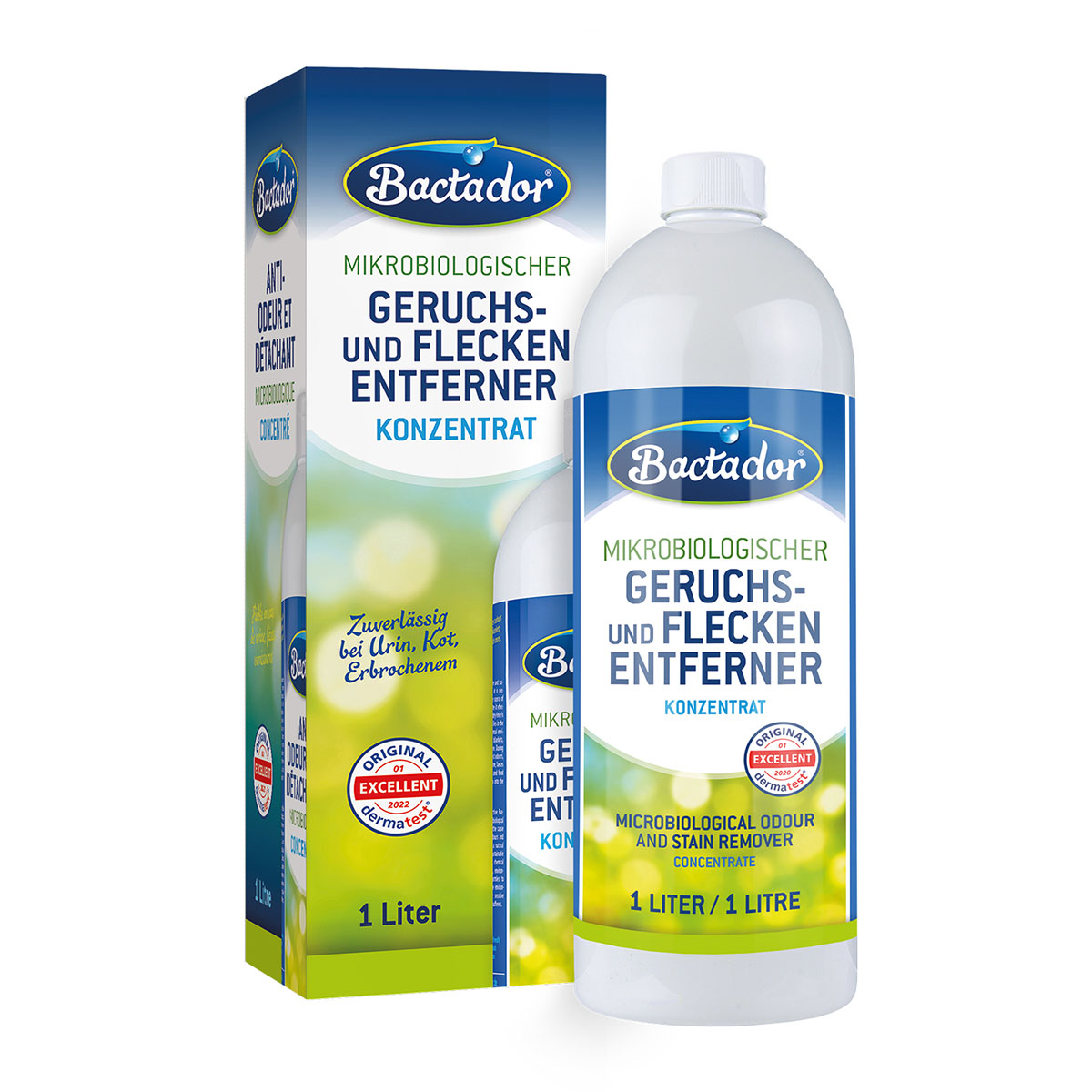 Bactador odstraňovač zápachu a skvrn koncentrát 1 Liter