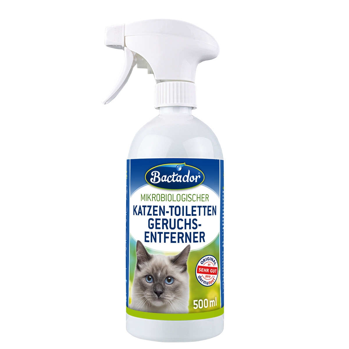 Bactador Katzentoiletten – Geruchsentferner Spray 500ml