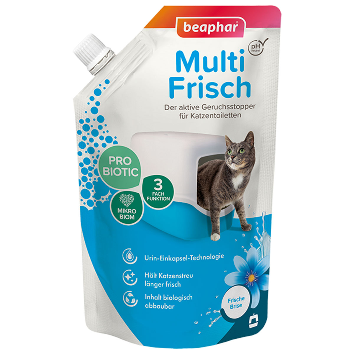 beaphar Multi-Frisch für Katzentoiletten 400g Frische Brise