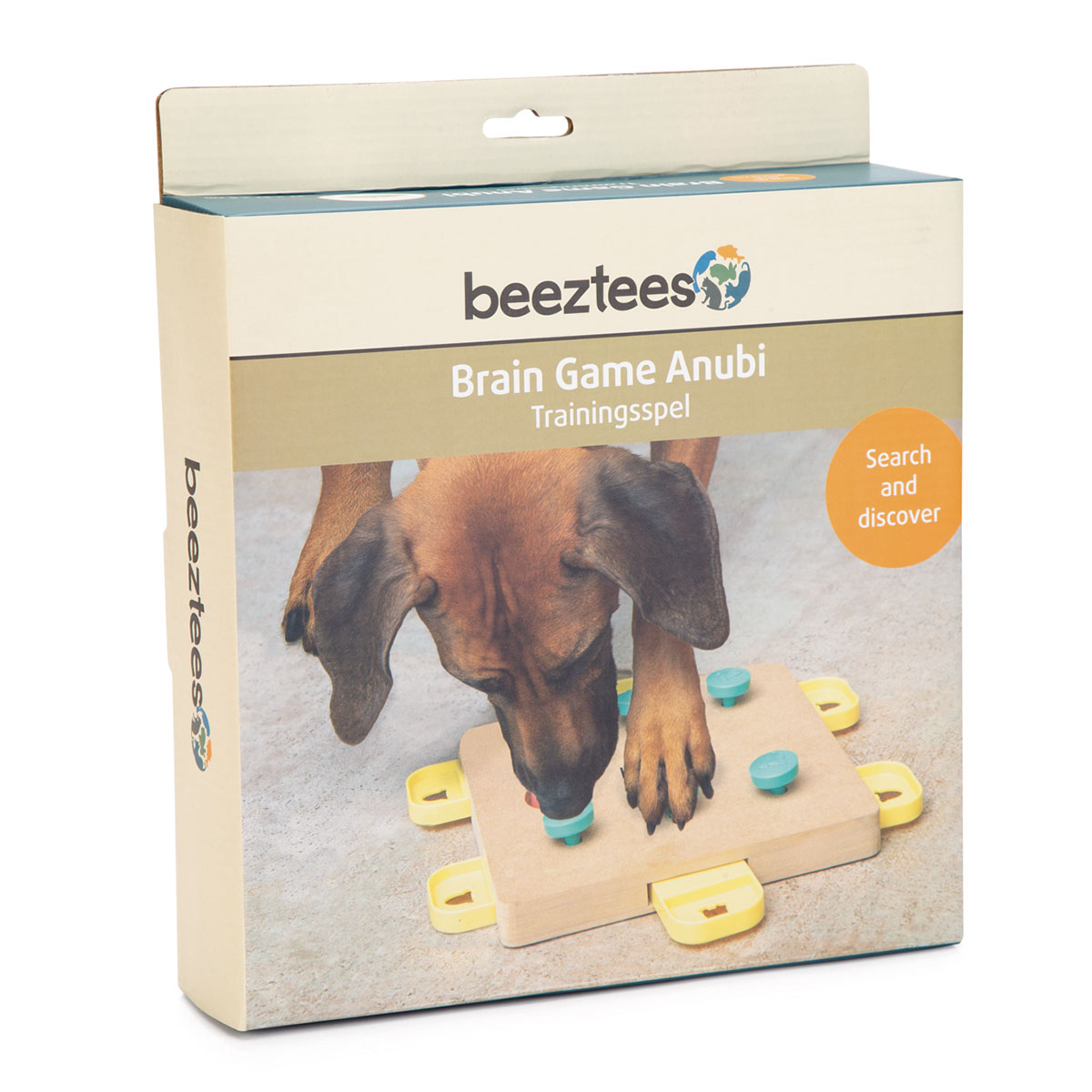 Beeztees dřevěná hra Braingame Anubi