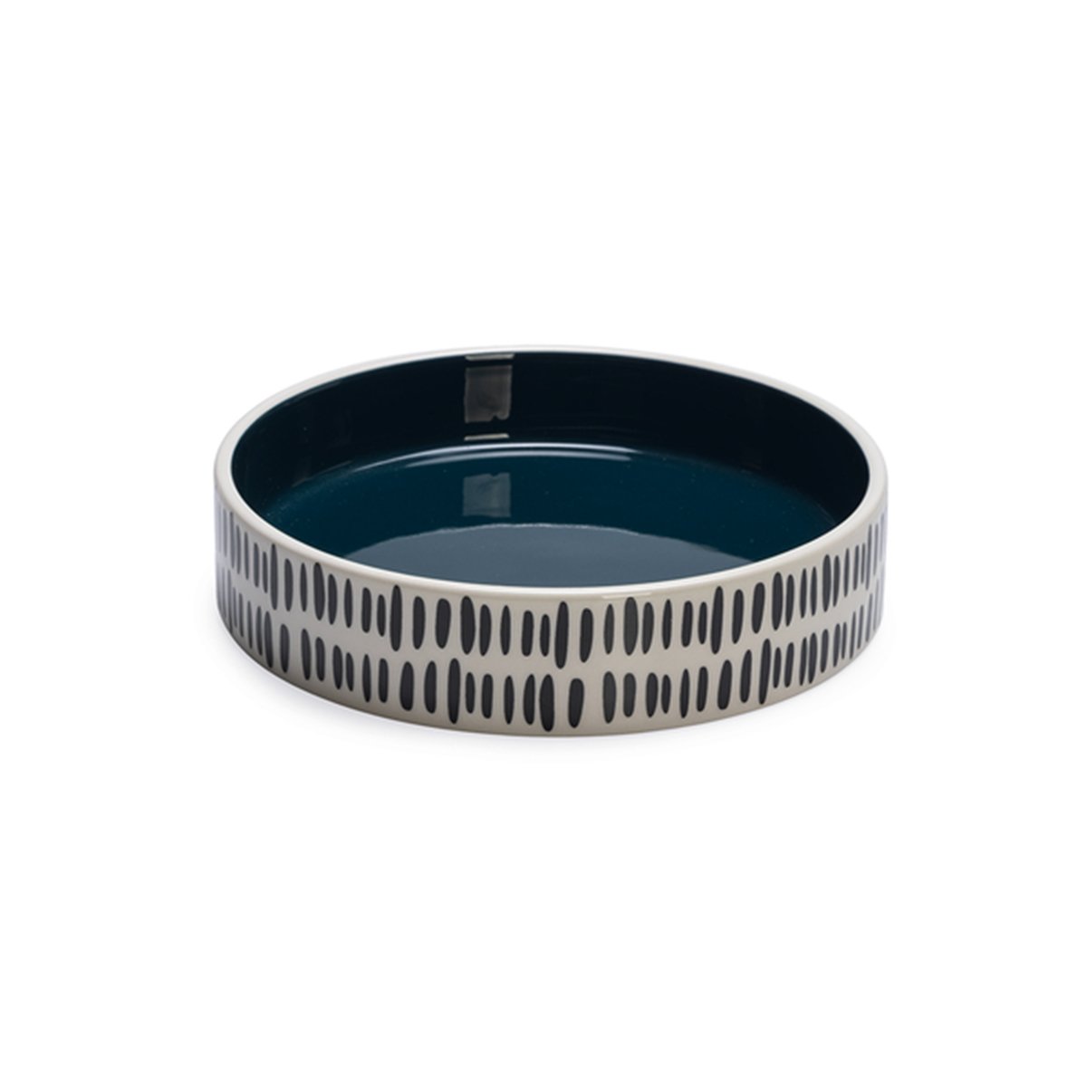 Beeztees Keramik Napf Jade schwarz/weiß 350ml