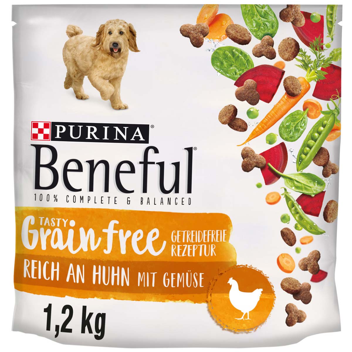 Levně Beneful Tasty Grain Free kuře, bez obilovin 1,2 kg