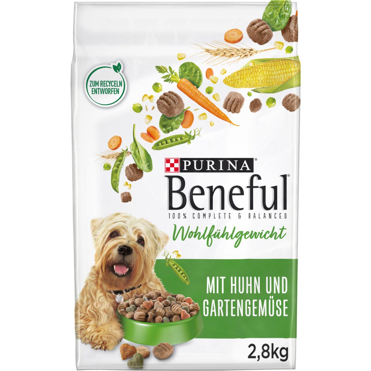 PURINA BENEFUL Wohlfühlgewicht, kuře a zelenina 2,8 kg