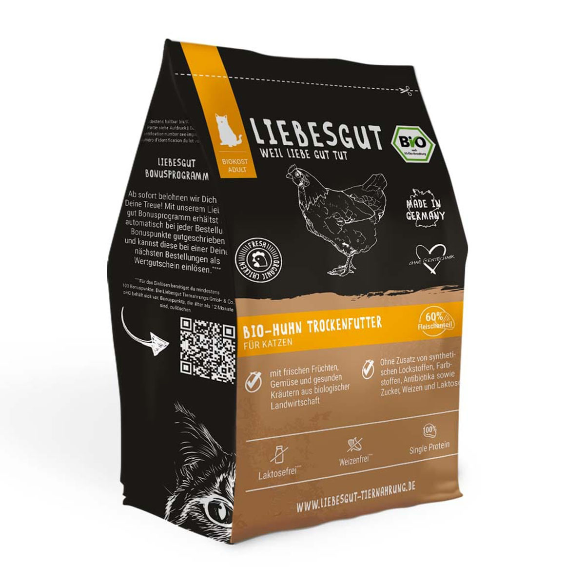 BIO Huhn Katzentrockenfutter 1,5kg