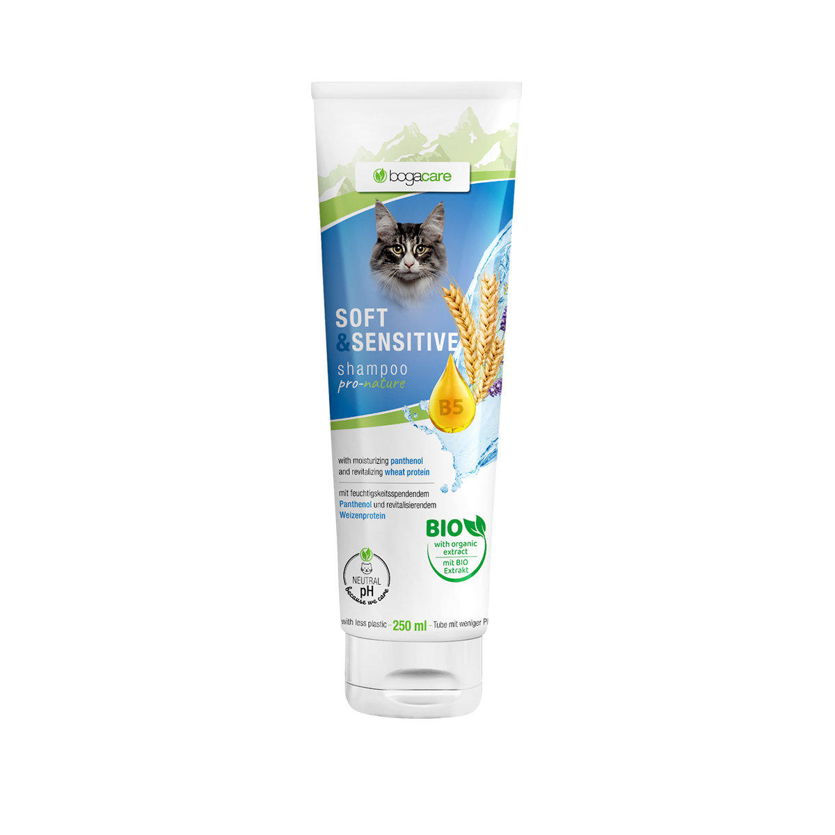 Levně bogacare šampon Soft & Sensitive pro kočky 250 ml