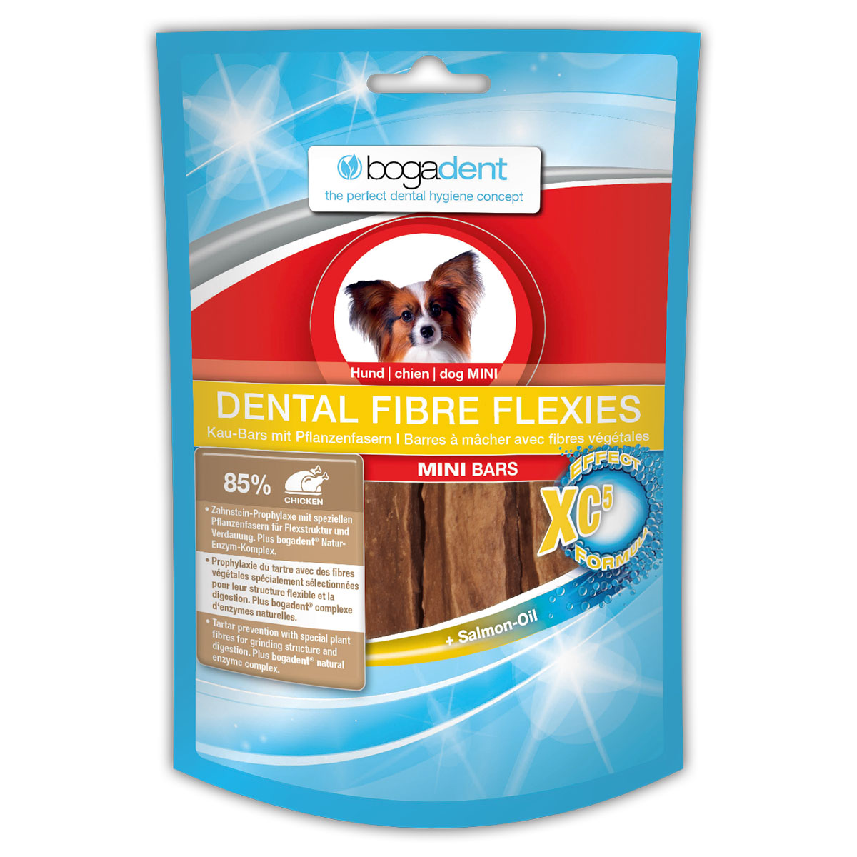 bogadent DENTAL FIBRE FLEXIES MINI pamlsky pro psy 70 g