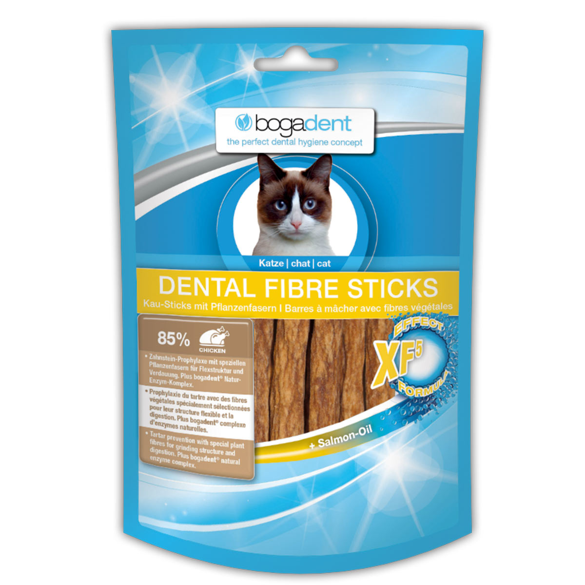 bogadent DENTAL FIBRE STICKS Huhn Katze 6x50g bogadent DENTAL FIBRE STICKS Huhn Katze 6x50g