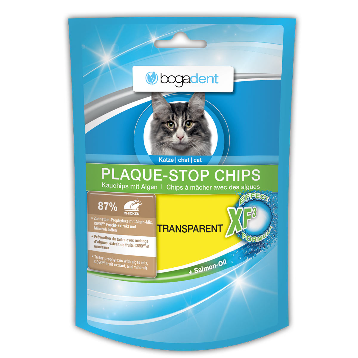 bogadent PLAQUE-STOP CHIPS CHICKEN Katze 8x50g bogadent PLAQUE-STOP CHIPS CHICKEN Katze 8x50g