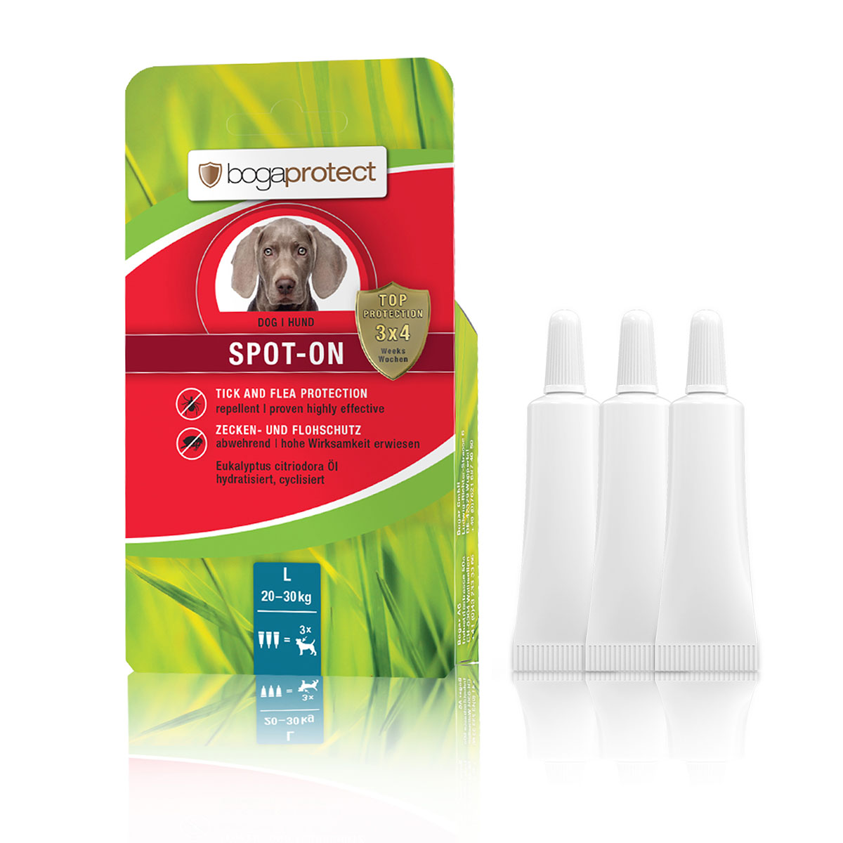 Levně bogaprotect Spot-On pro psy L 3×3,2 ml