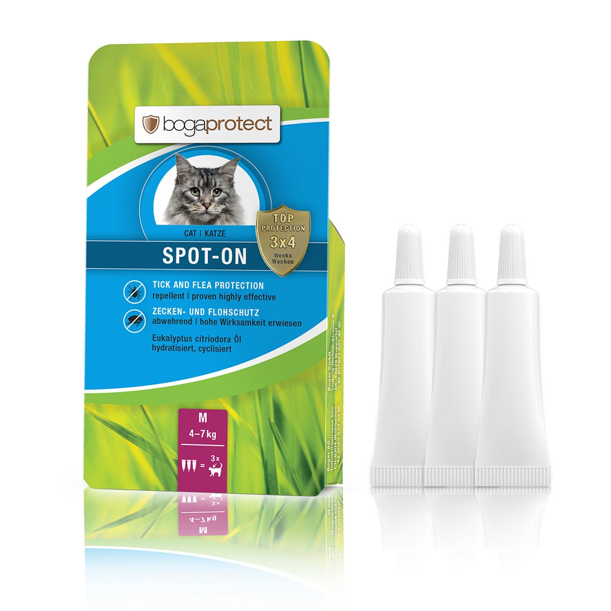 bogaprotect Spot-On Katze M 3×1.2ml