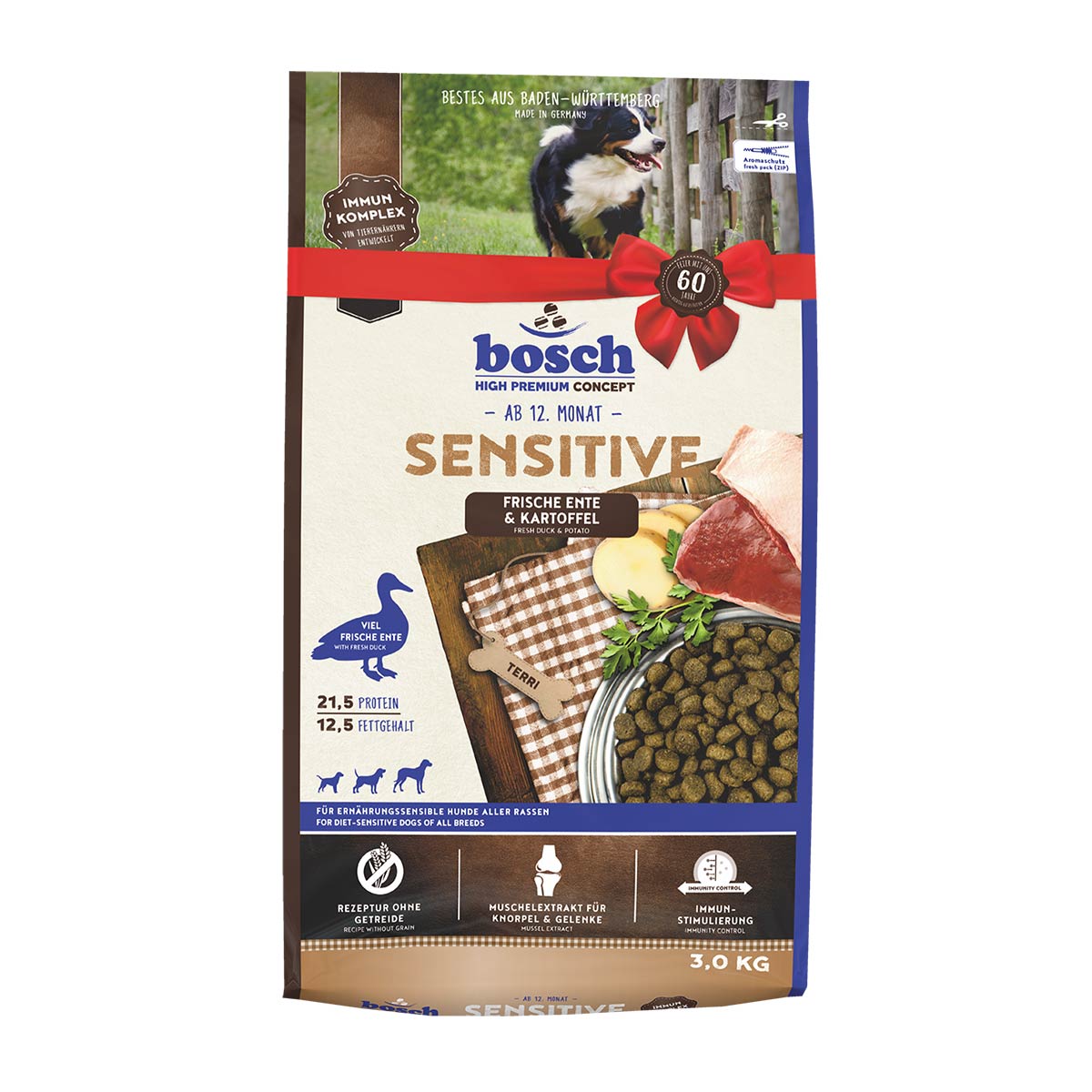 Levně Bosch HPC Sensitive kachna a brambory 3 kg