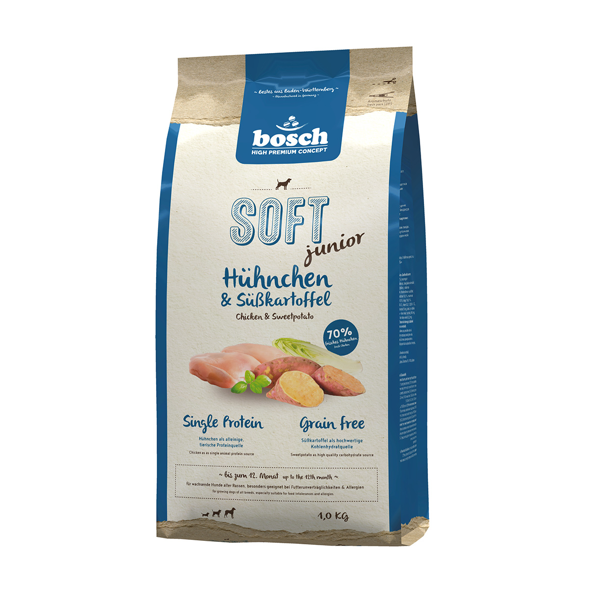 Levně Bosch HPC Soft Junior s kuřecím masem a sladkými bramborami 1 kg