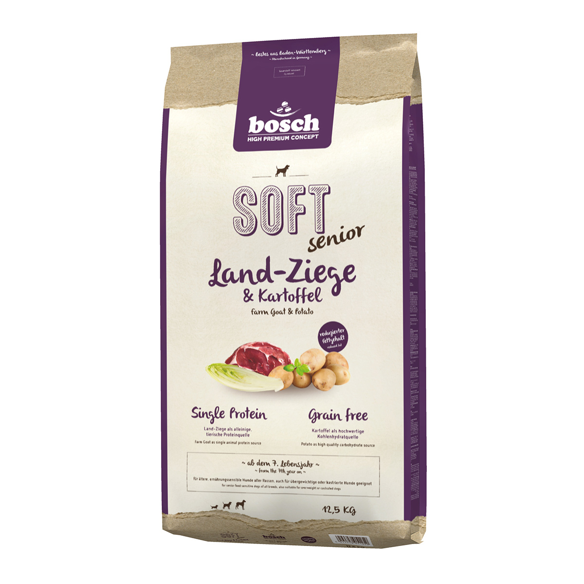 Levně Bosch HPC Soft Senior koza a brambory 12,5 kg