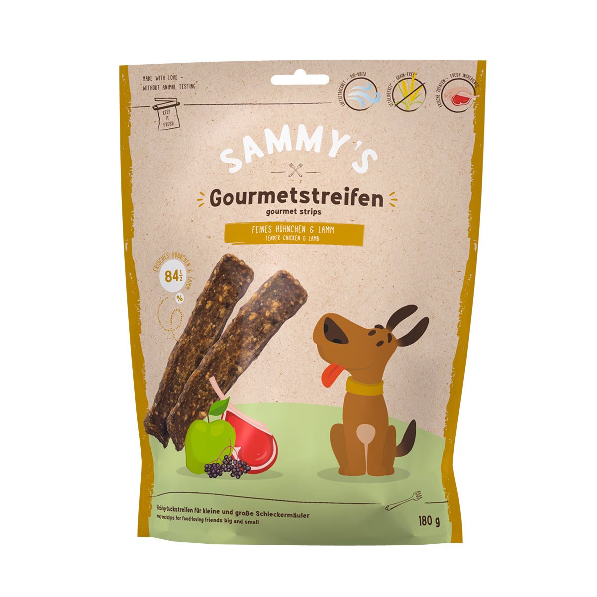 Sammy’s Gourmetstreifen kuřecí a jehněčí 3× 180 g
