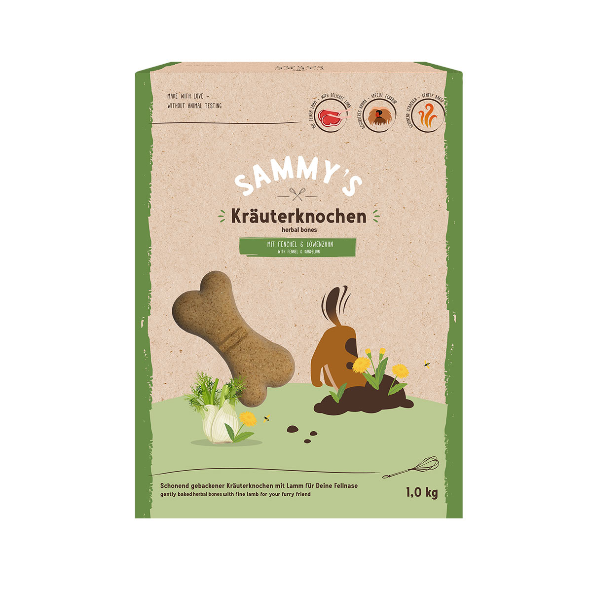 Sammy’s Kräuterknochen 1 kg