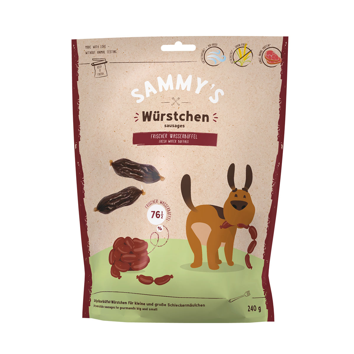 Sammy’s Würstchen vodní buvol 240 g