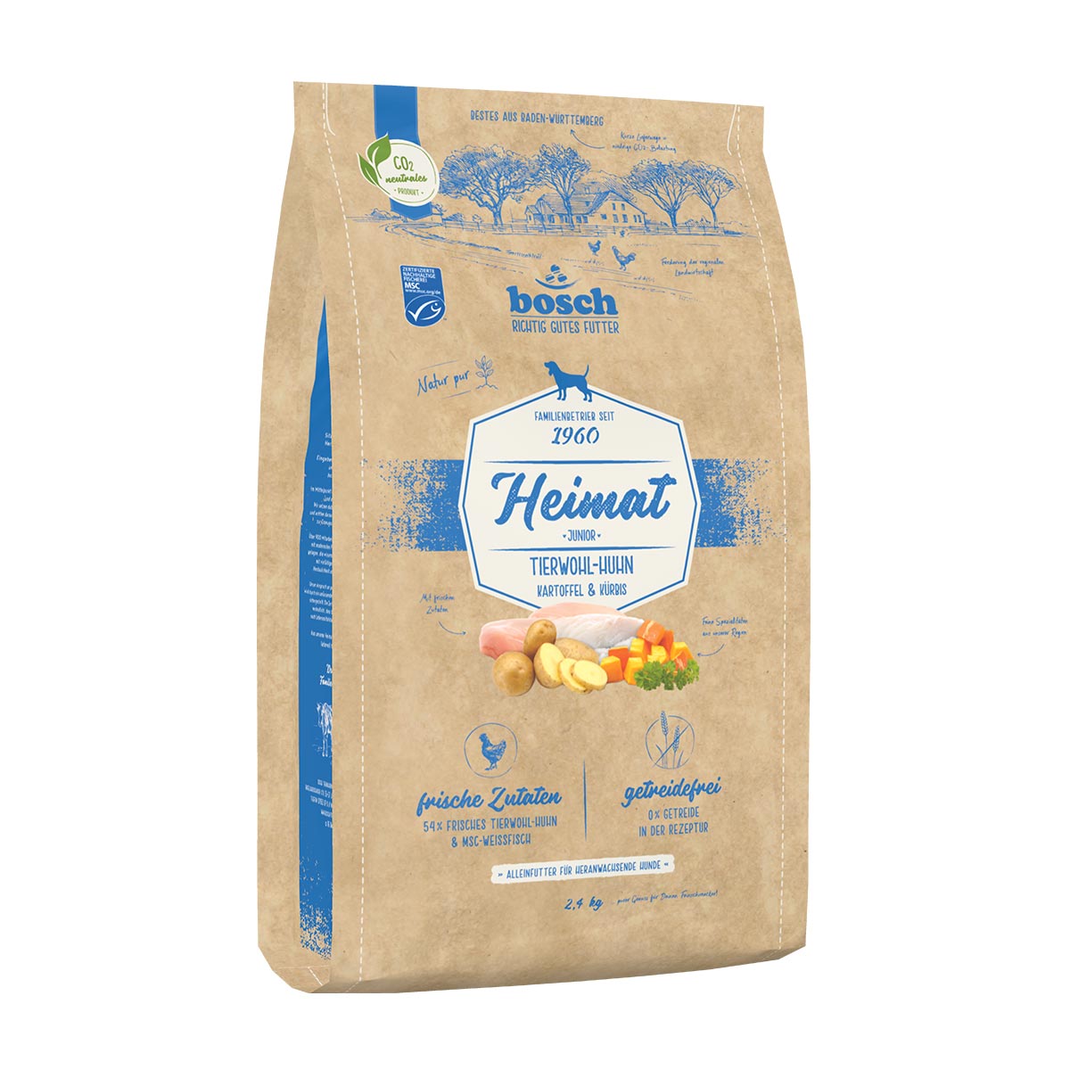 Bosch Heimat Junior kuře z volného chovu 2,4 kg