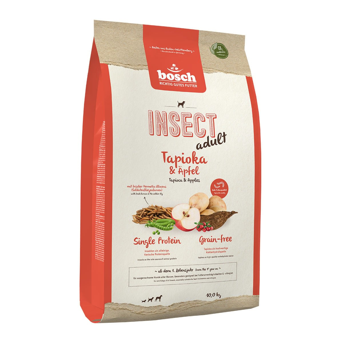 Levně Bosch HPC Insect Adult tapioka a jablko 10 kg