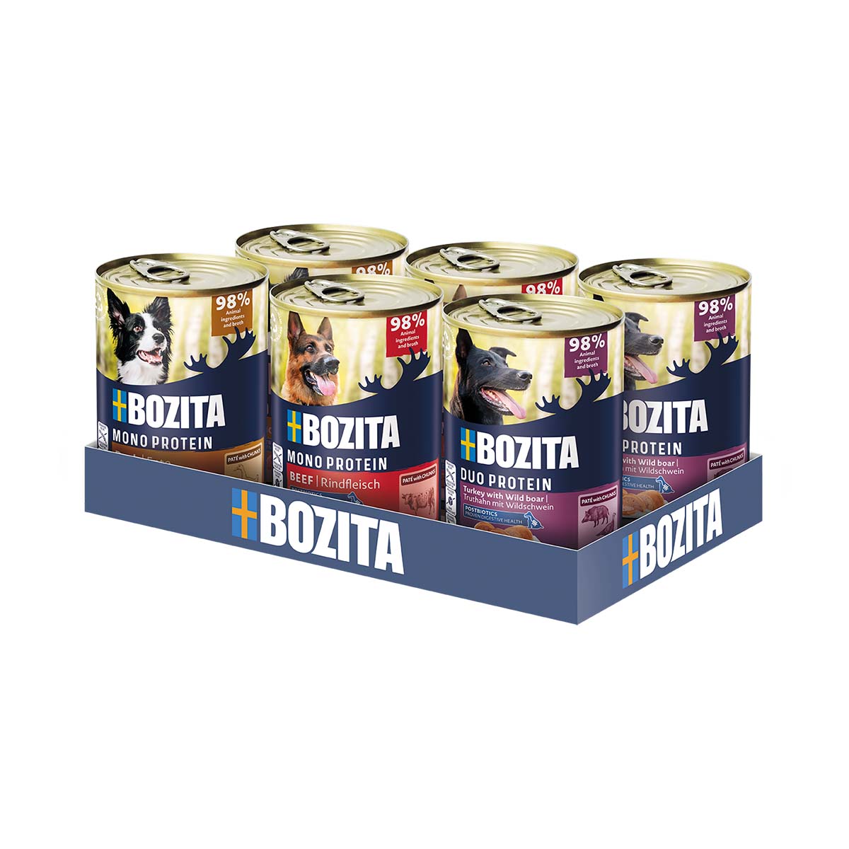 Bozita Dog Paté Mixtray 6x800g