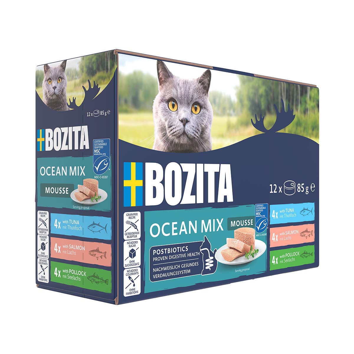 Bozita Mousse Mixed Ocean 12x85g