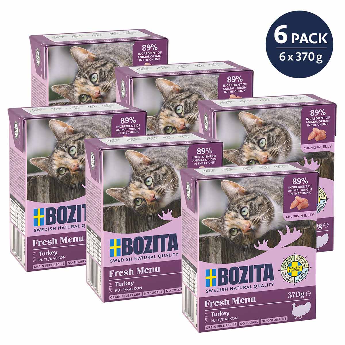 Bozita Häppchen in Gelee mit Pute