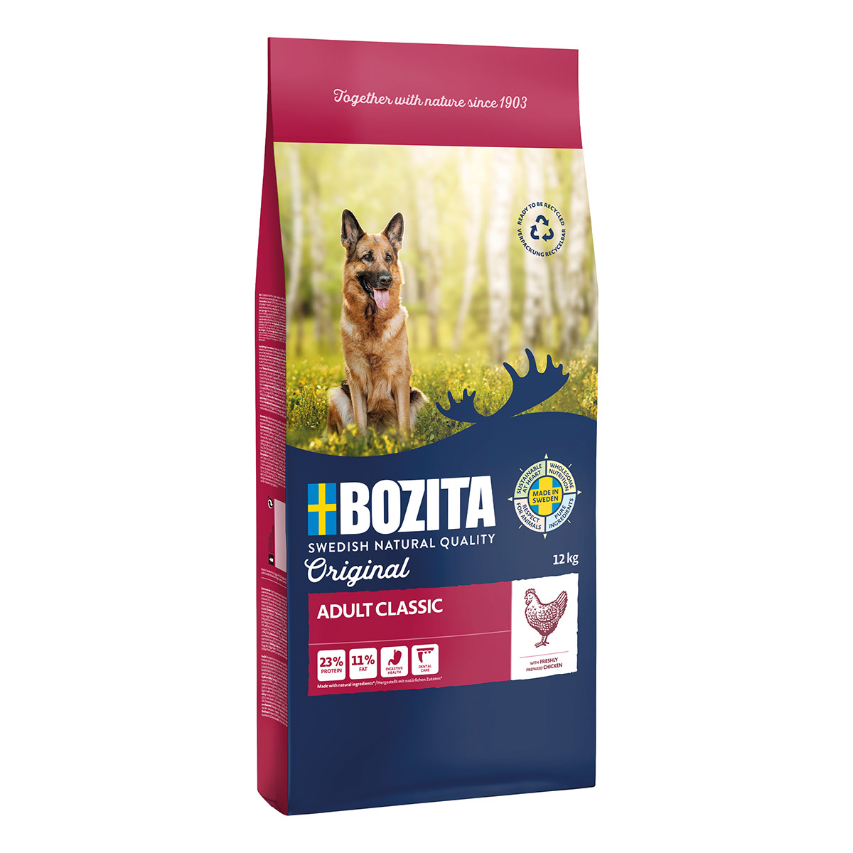 Levně Bozita Original Adult Classic s kuřecím masem 12 kg