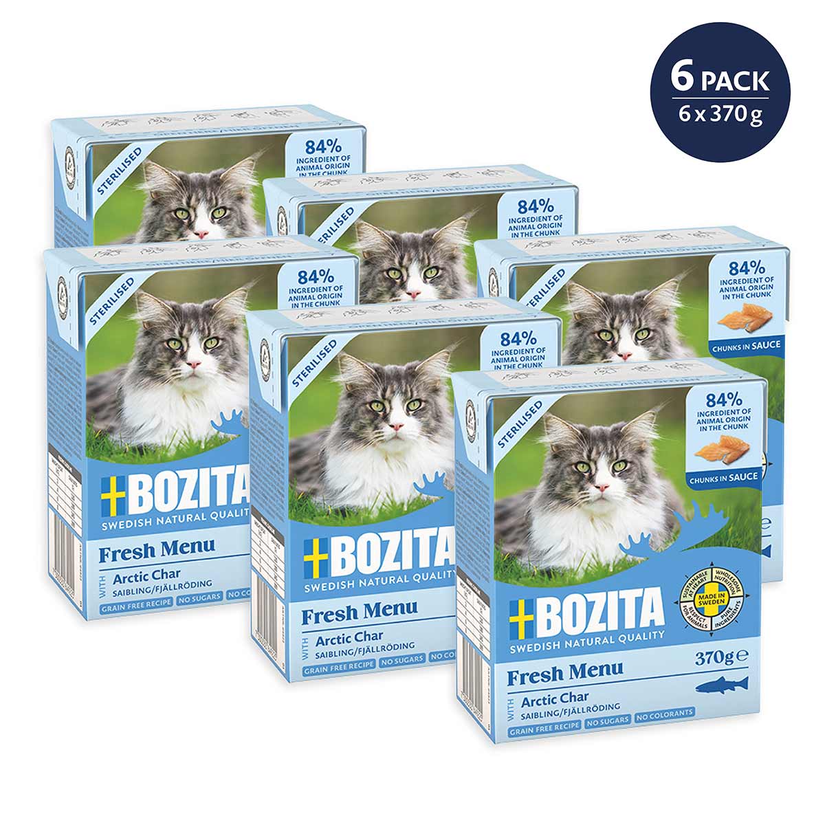 Bozita Häppchen in Sauce Sterilised Saibling