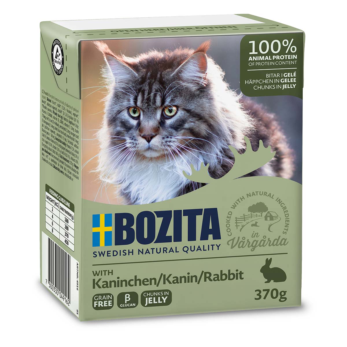 Bozita Tetra kousky v želé s králíkem 6 × 370 g: