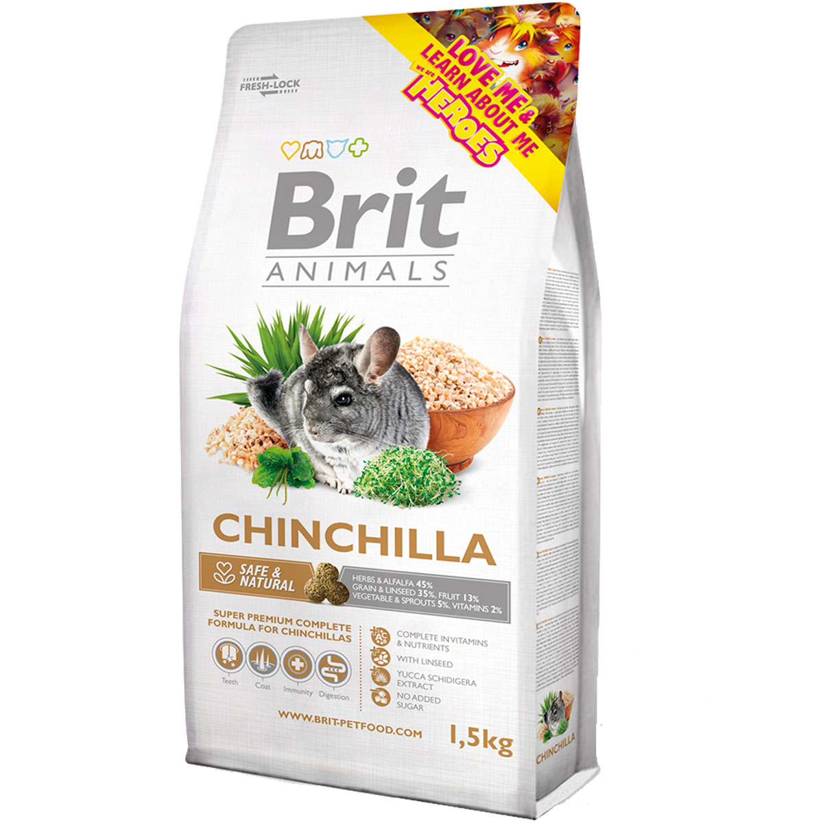 Brit Animals Chinchilla Complete 1,5 kg