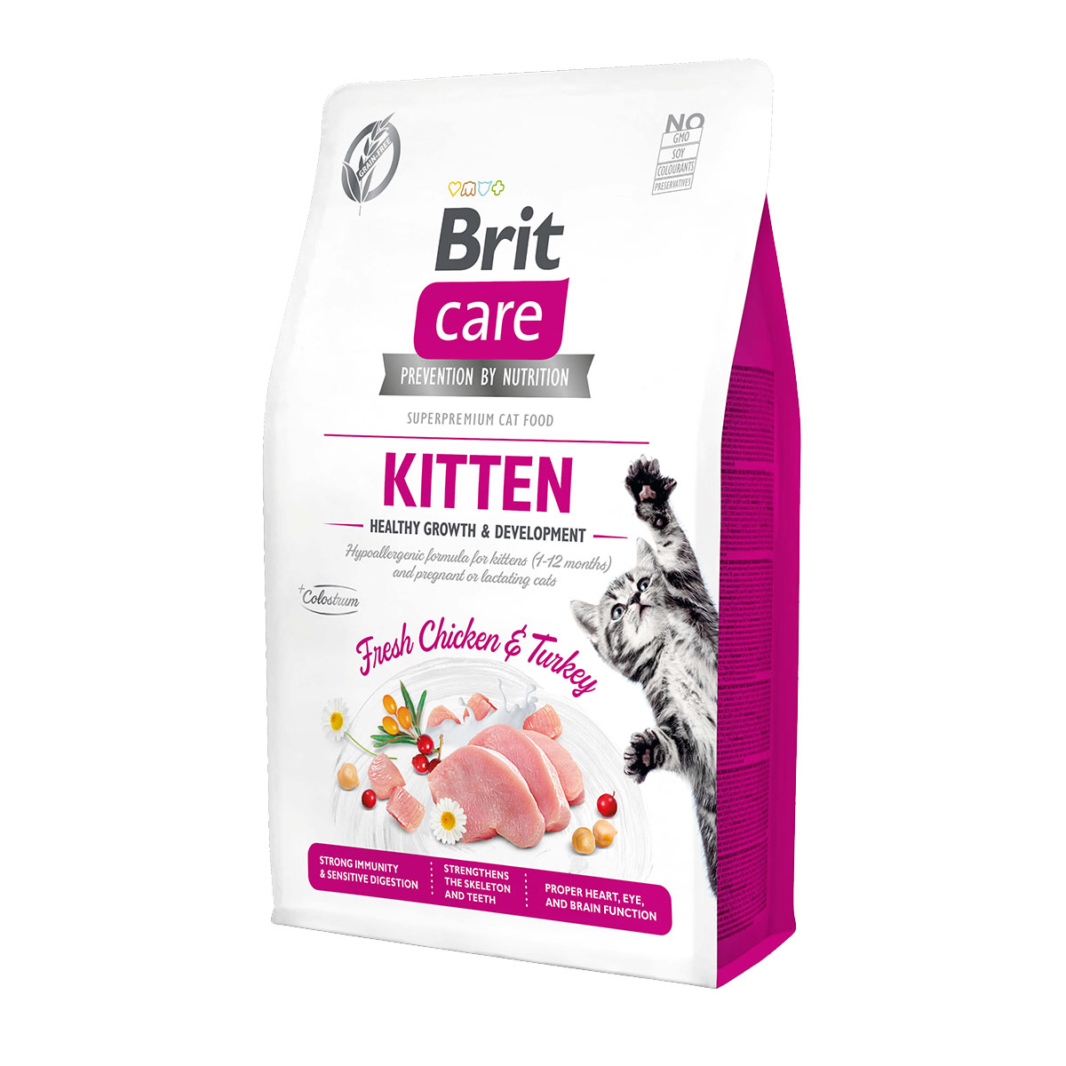 Levně Brit Care GF Kitten Healthy Growth & Development 2 kg