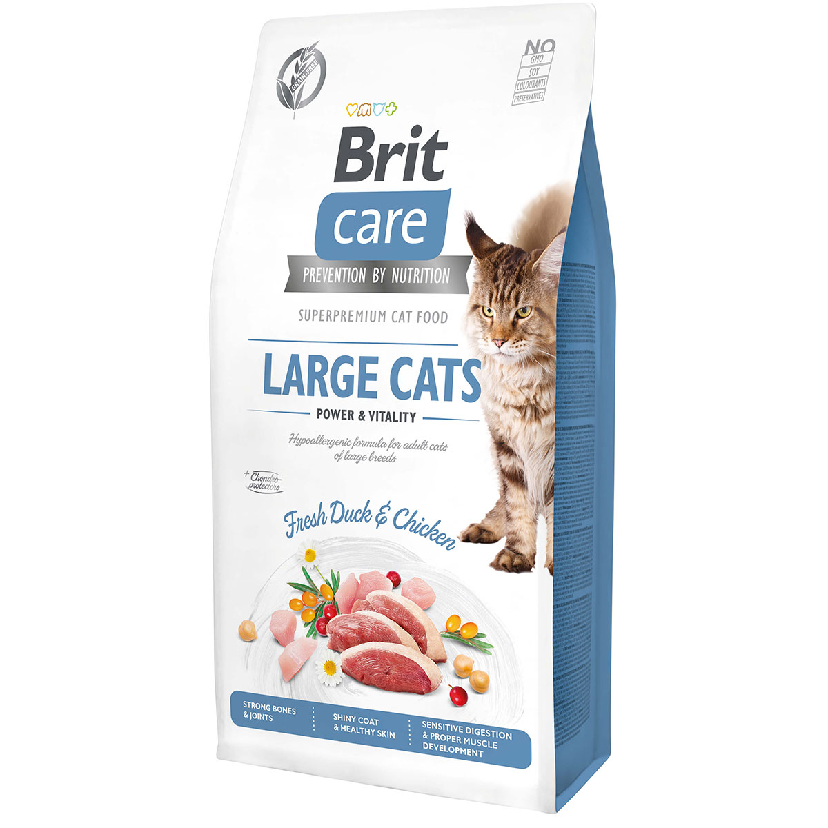 Levně Brit Care GF Large Cats Power & Vitality 2× 7 kg