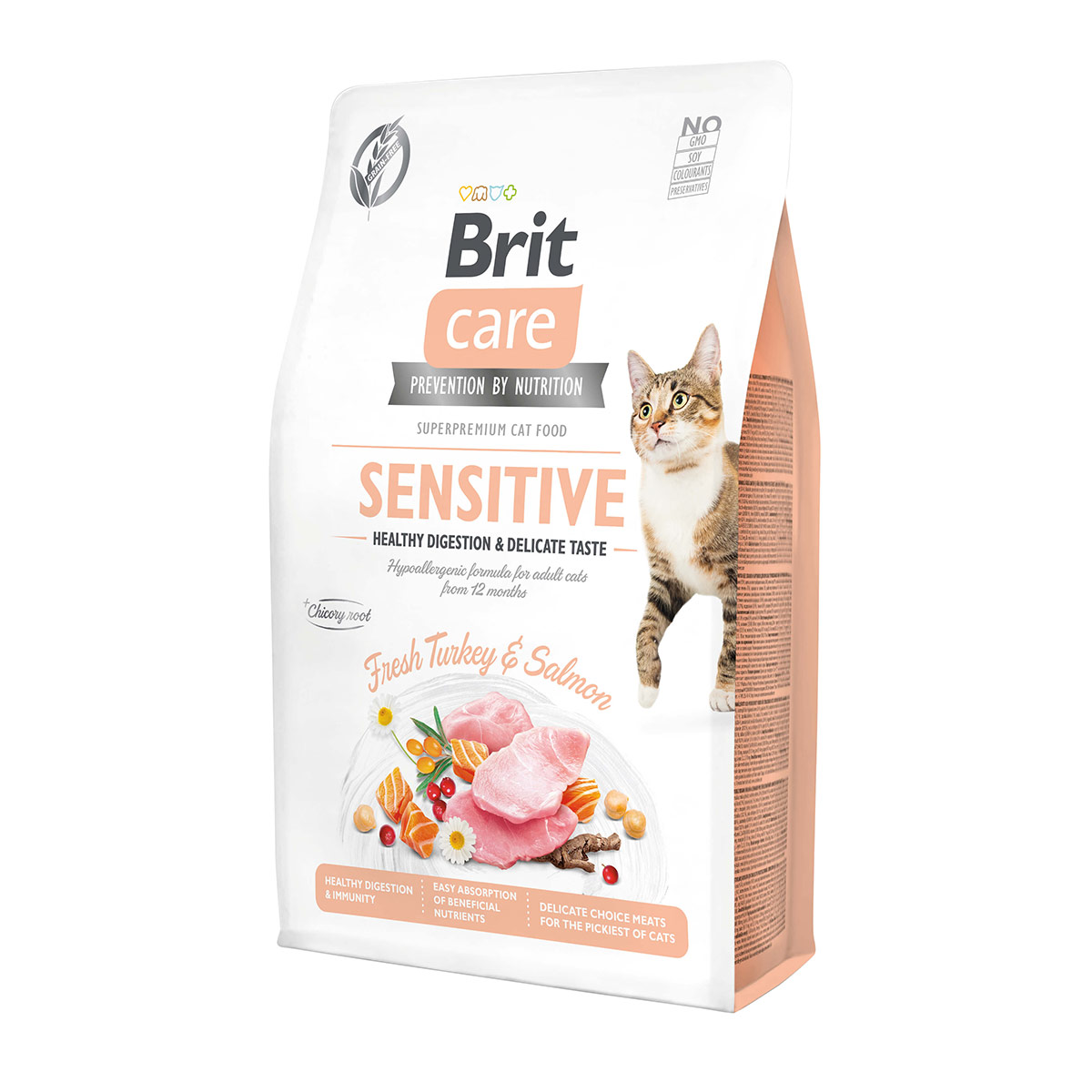 Levně Brit Care GF Sensitive Healthy Digestion & Delicate Taste 2 kg