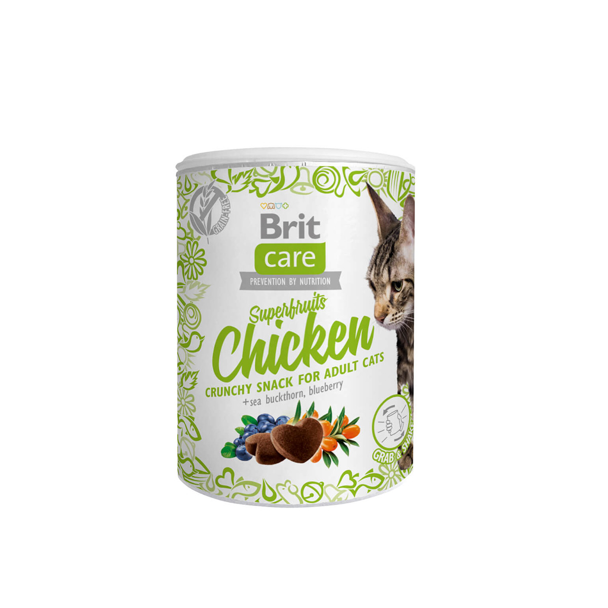 Brit care Cat Snack – Superfruits Chicken 6x100g
