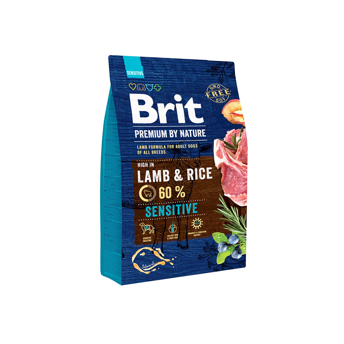Levně Brit Premium by Nature Sensitive jehněčí s rýží 3 kg