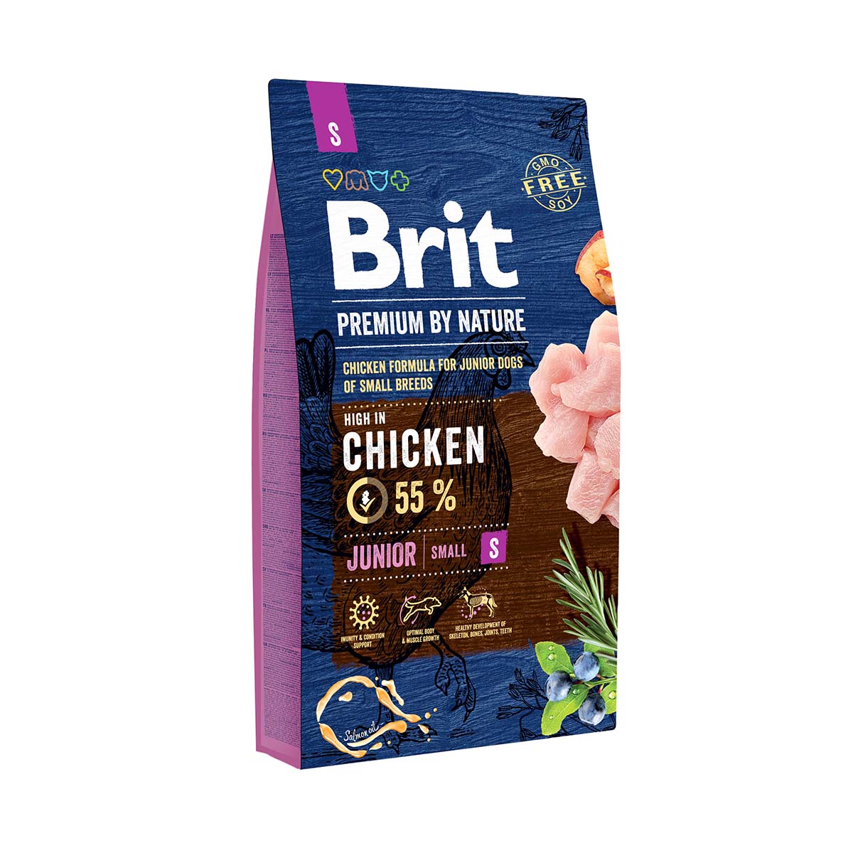 Levně Brit Premium by Nature Junior S 8 kg