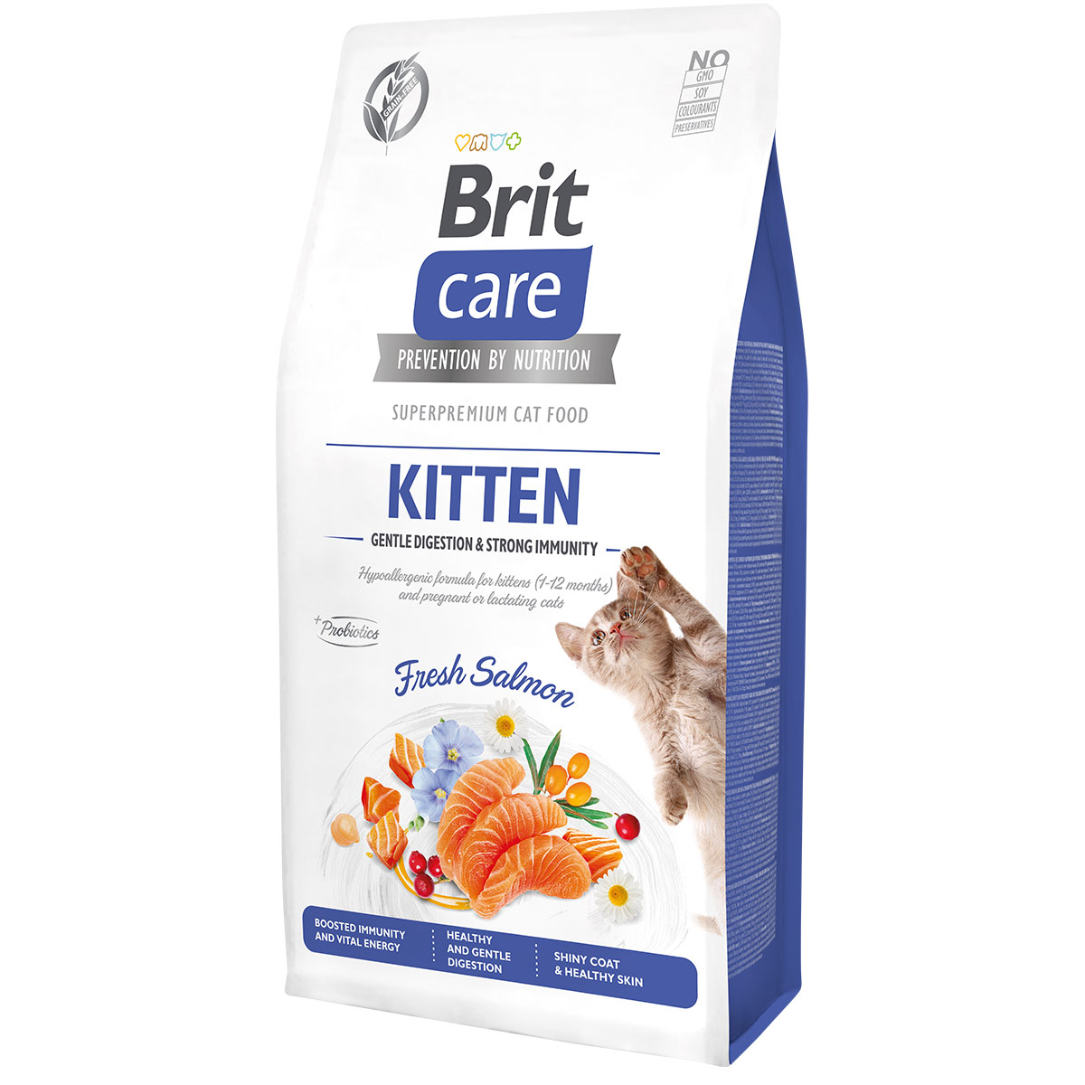 Levně Brit Care Cat Kitten Gentle Digestion & Strong Immunity 2× 7 kg