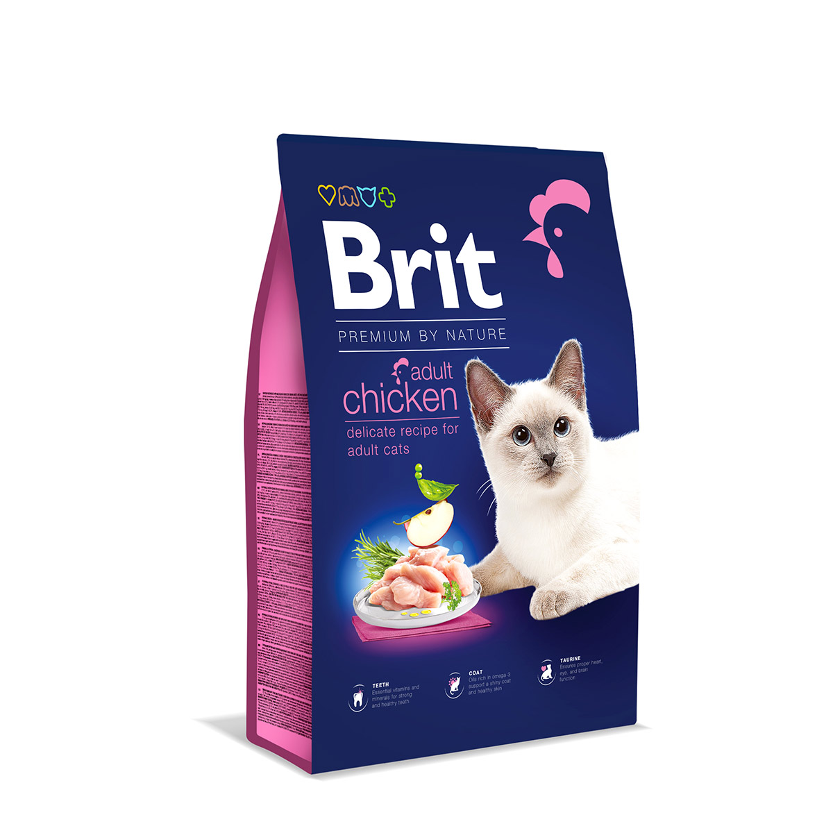 Levně Brit Premium by Nature Adult kuře 8 kg