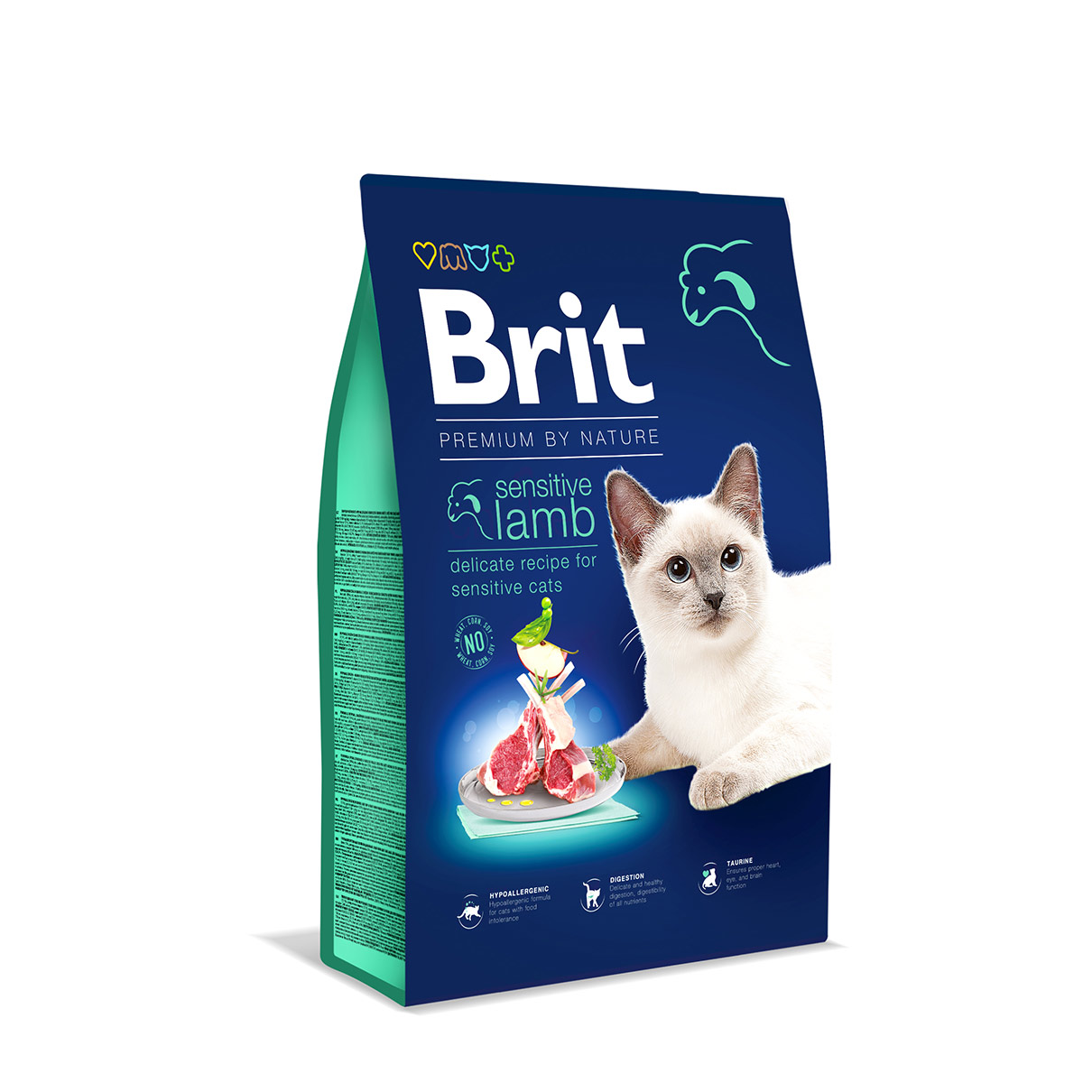 Levně Brit Premium by Nature Cat Sensitive jehněčí 8 kg