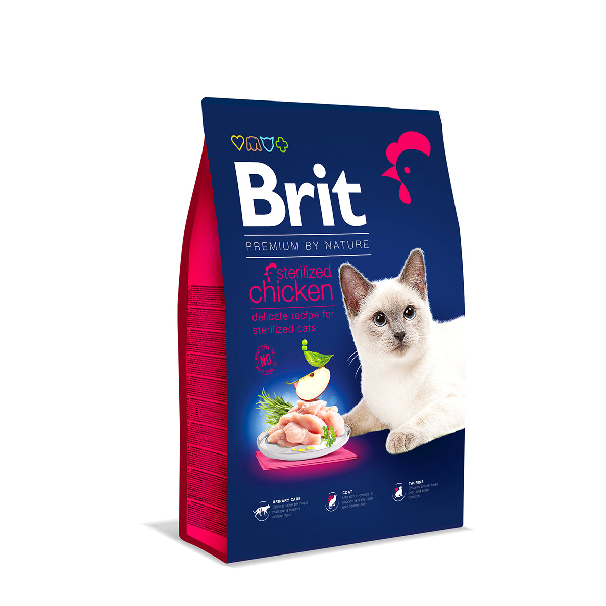 Brit Premium by Nature sterilized Cat kuře 8 kg