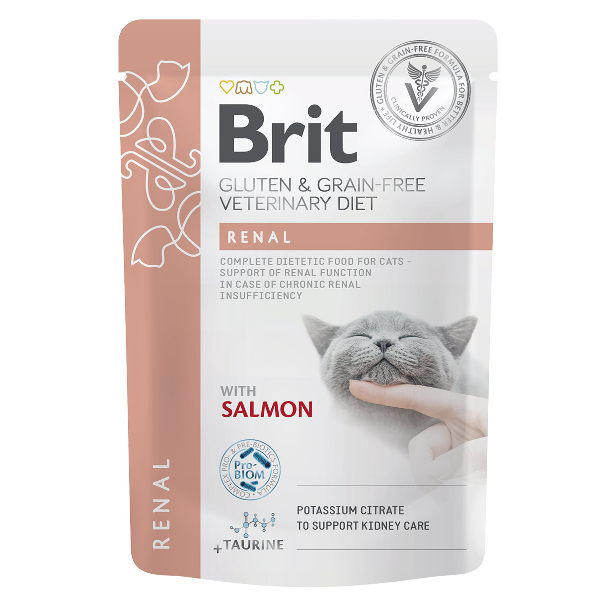 Brit Vet Diet Cat Fil in Gravy Renal