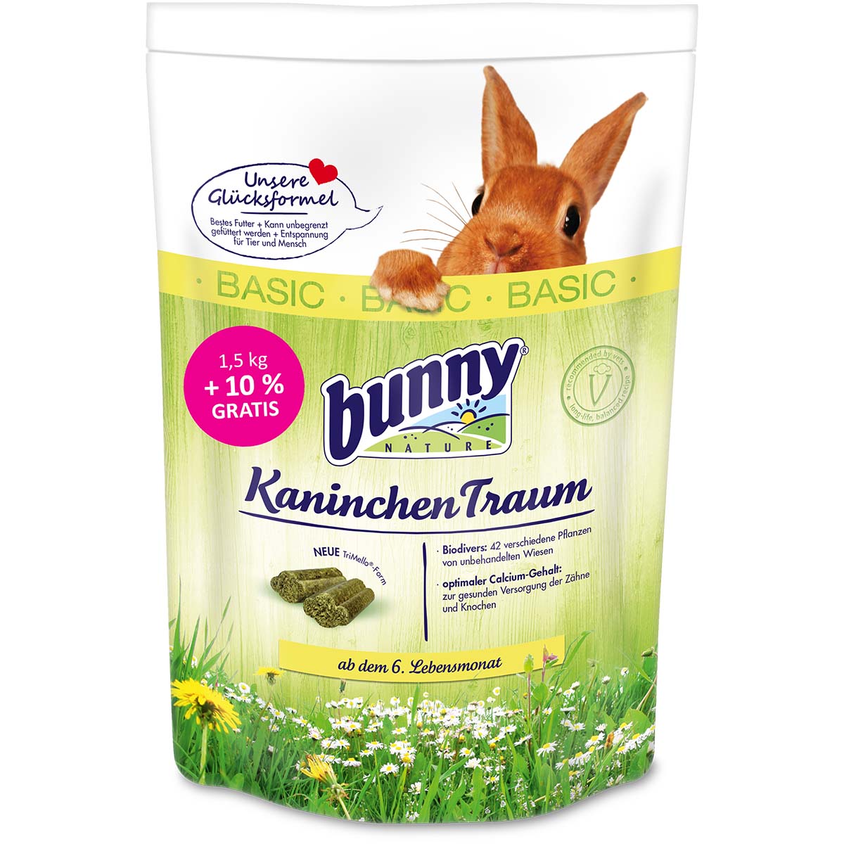 Bunny KaninchenTraum basic 1,5kg + 10% gratis