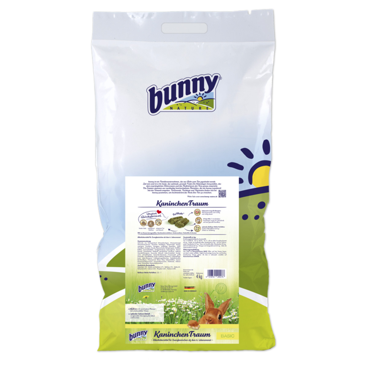 Levně Bunny KaninchenTraum basic 2 × 4 kg