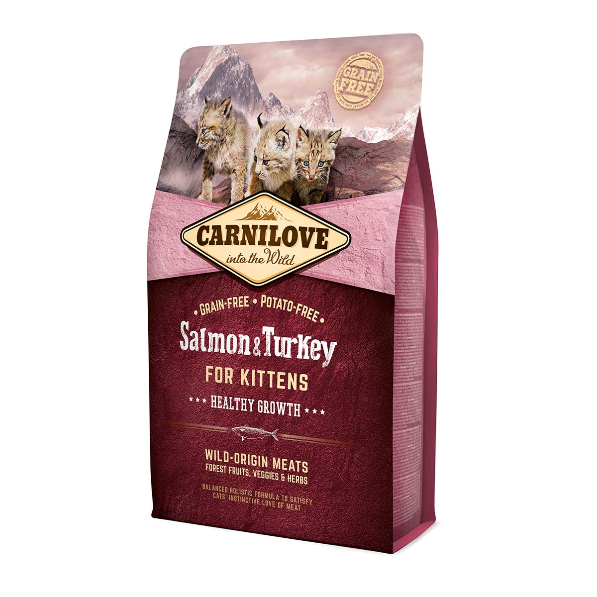 Levně Carnilove Cat Kitten – losos a krocan 2 kg