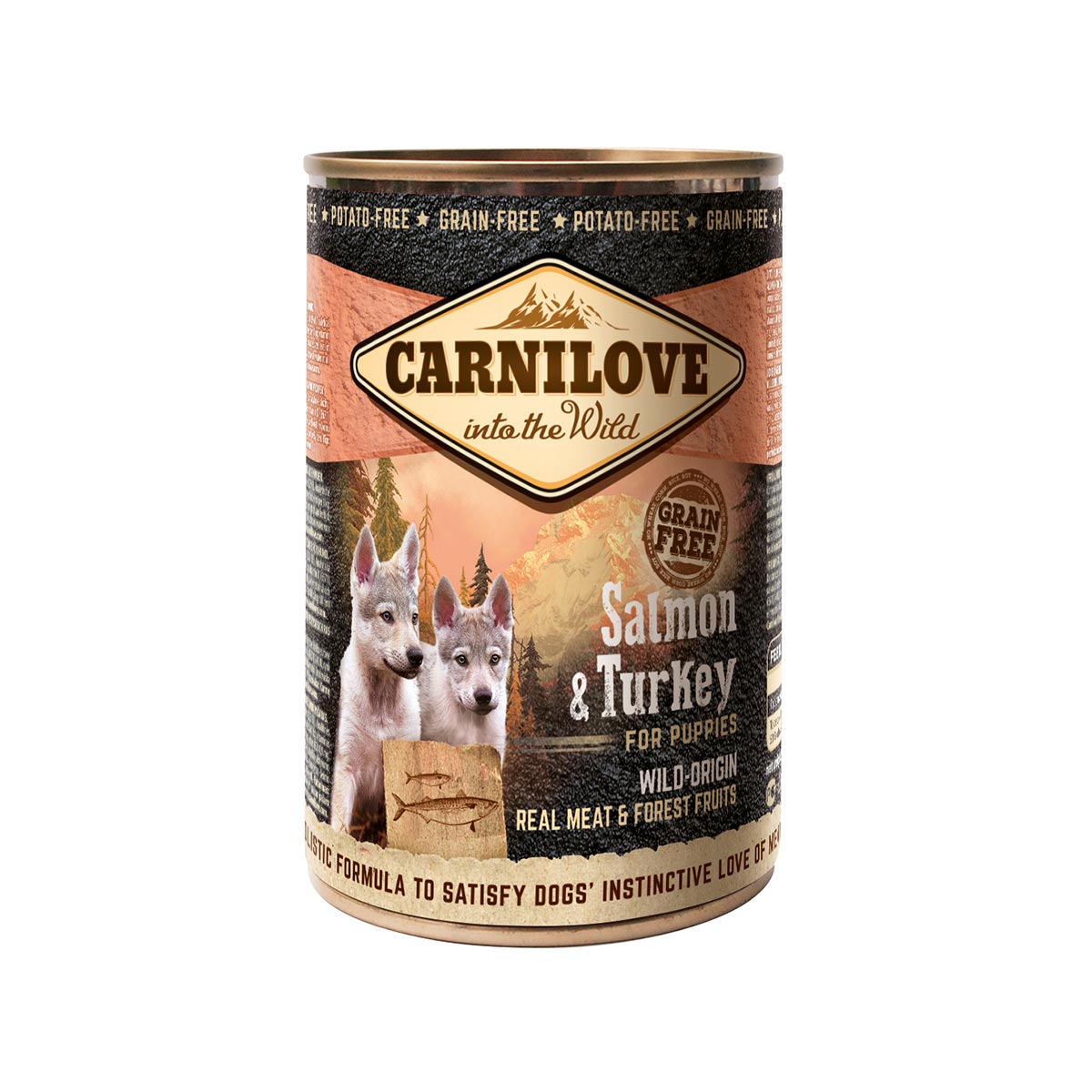 Levně Carnilove Dog – Puppy – losos a krocan 6 × 400 g