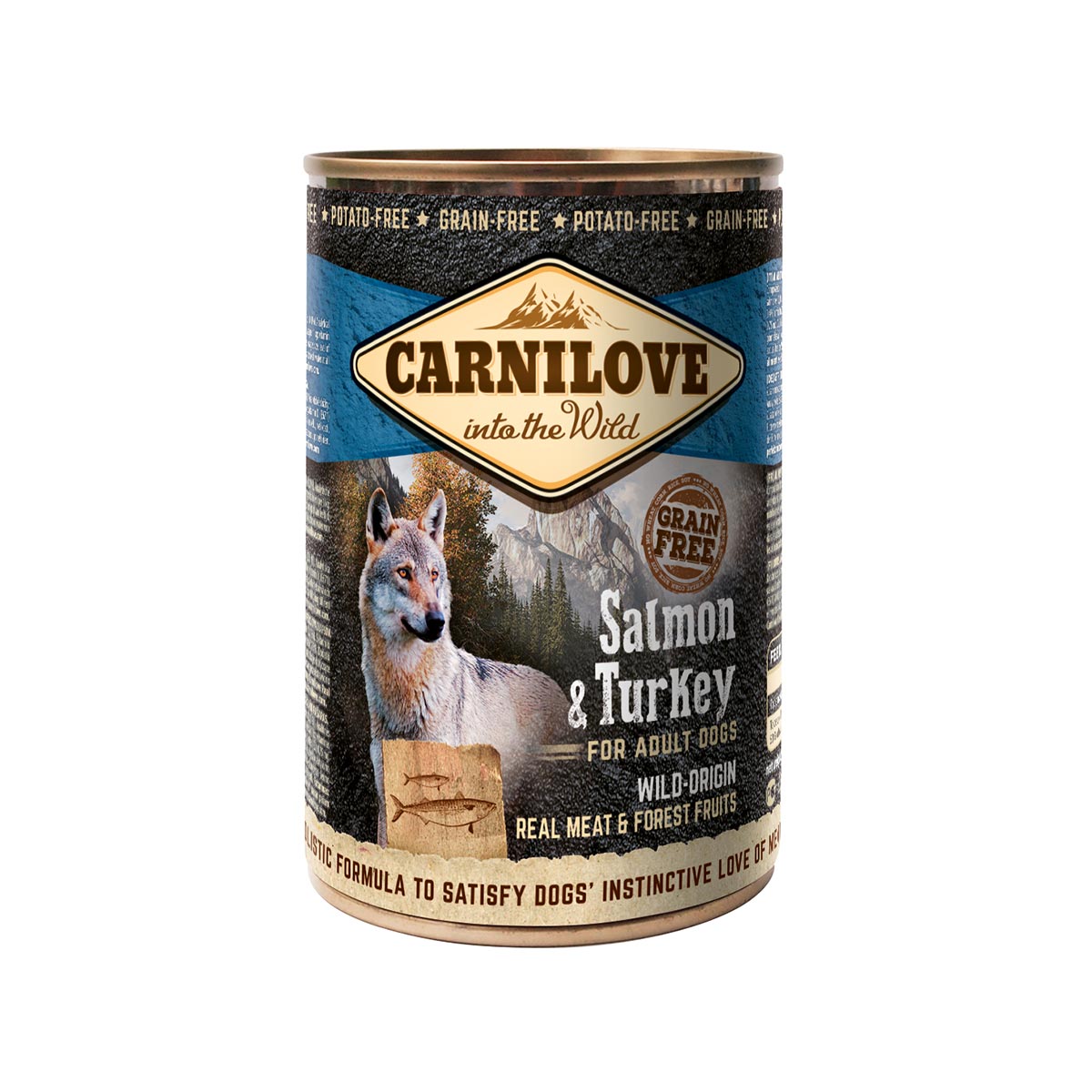 Carnilove Dog – Adult – losos a krocan 6 × 400 g