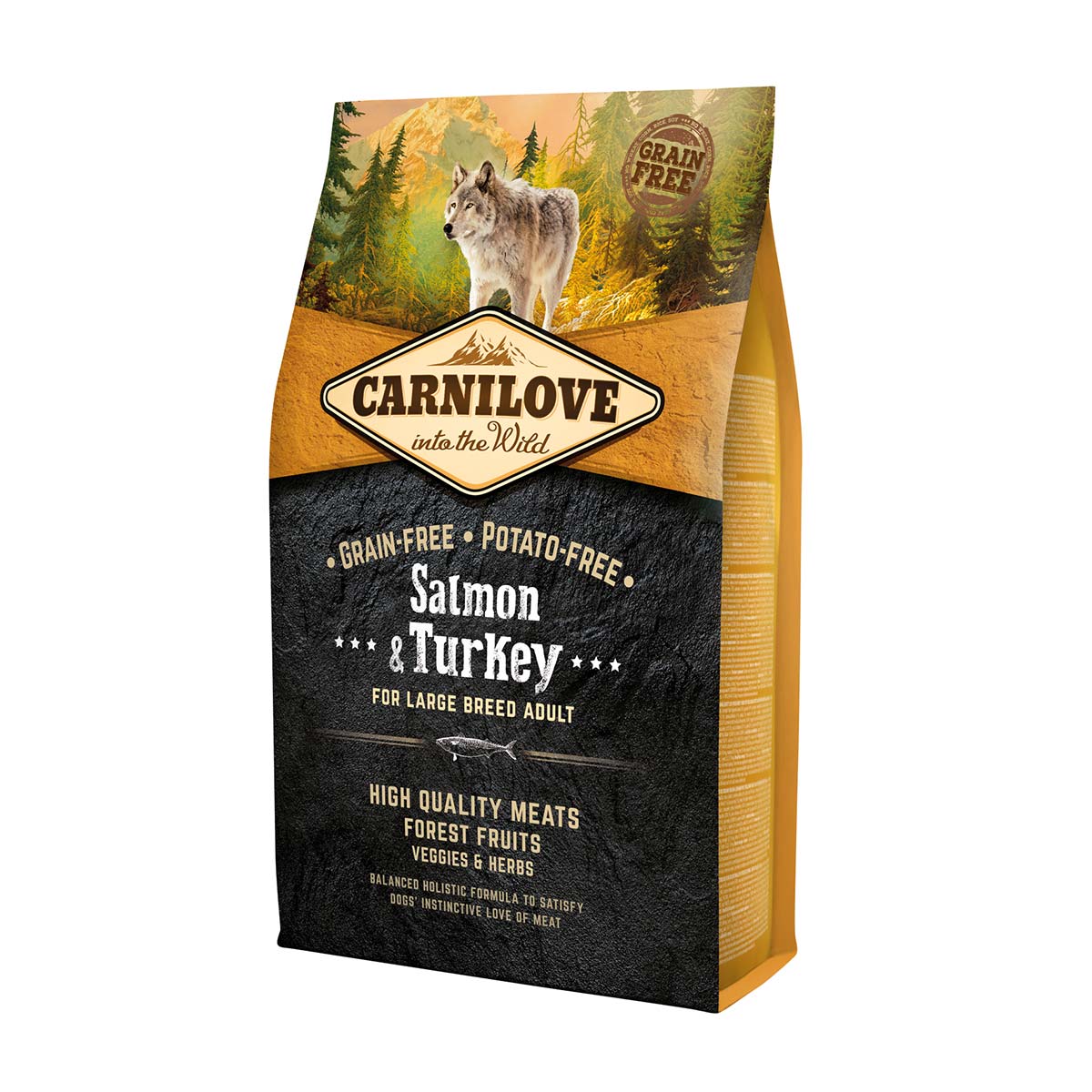 Levně Carnilove Dog Adult Large Breed – losos a krocan, 12 kg