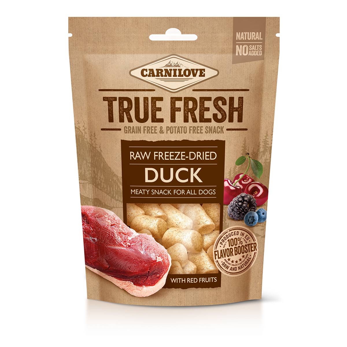 Carnilove Dog – True Fresh Snack – Duck with red fruits 40g