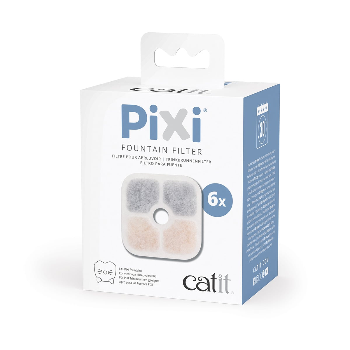 Catit Pixi Fountain Filter 6er-Pack