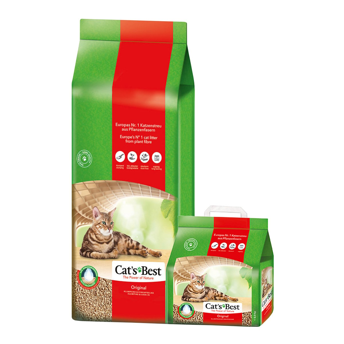 Cats Best Original Katzenstreu 40l+5l gratis (19,3kg)