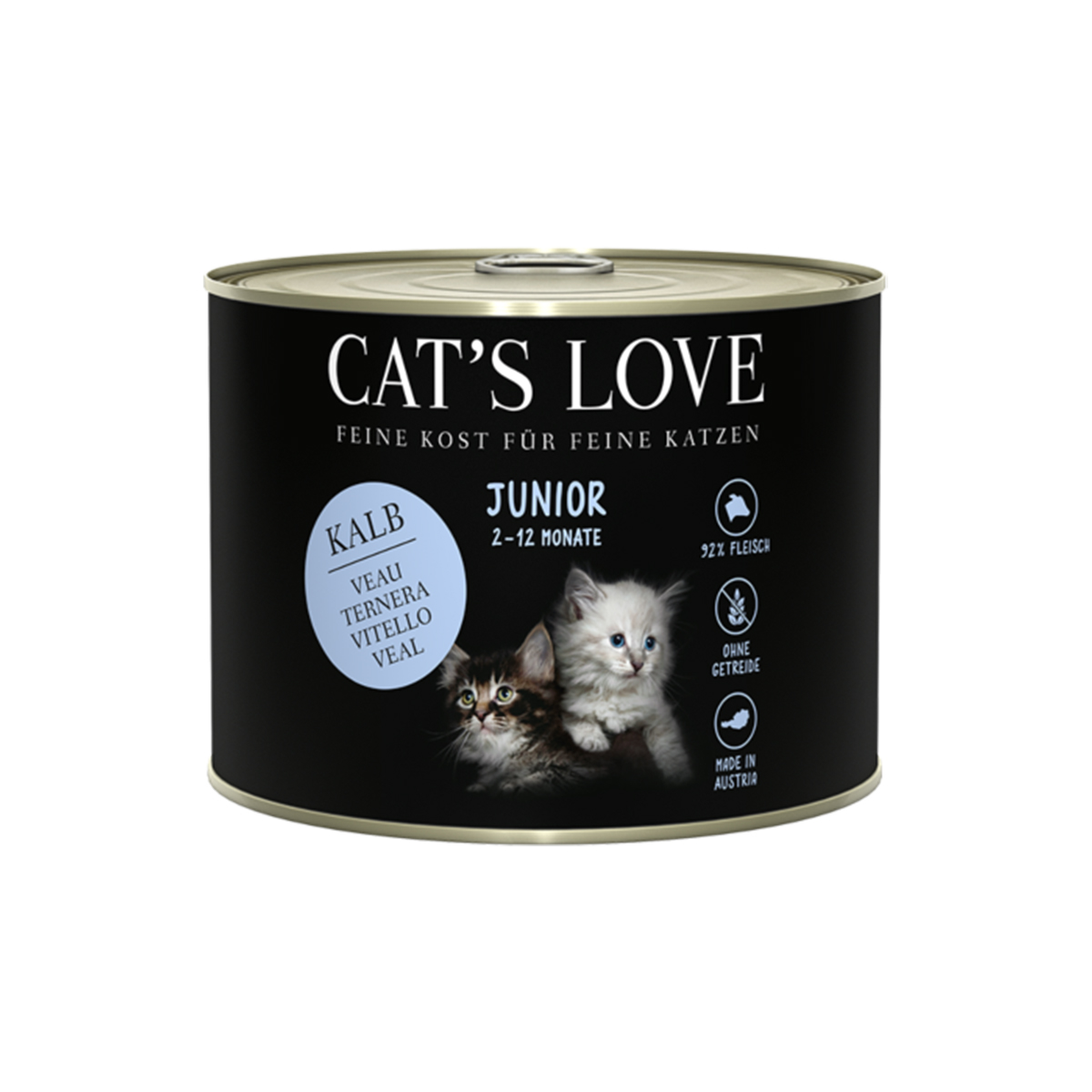 Levně Cat's Love Junior telecí 6× 200 g